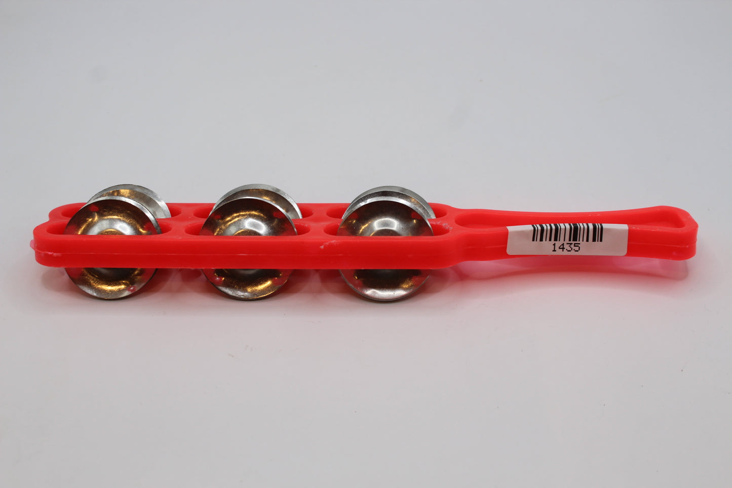 Red kartal manjeera with handle, 27 x 5 inch — barcode label