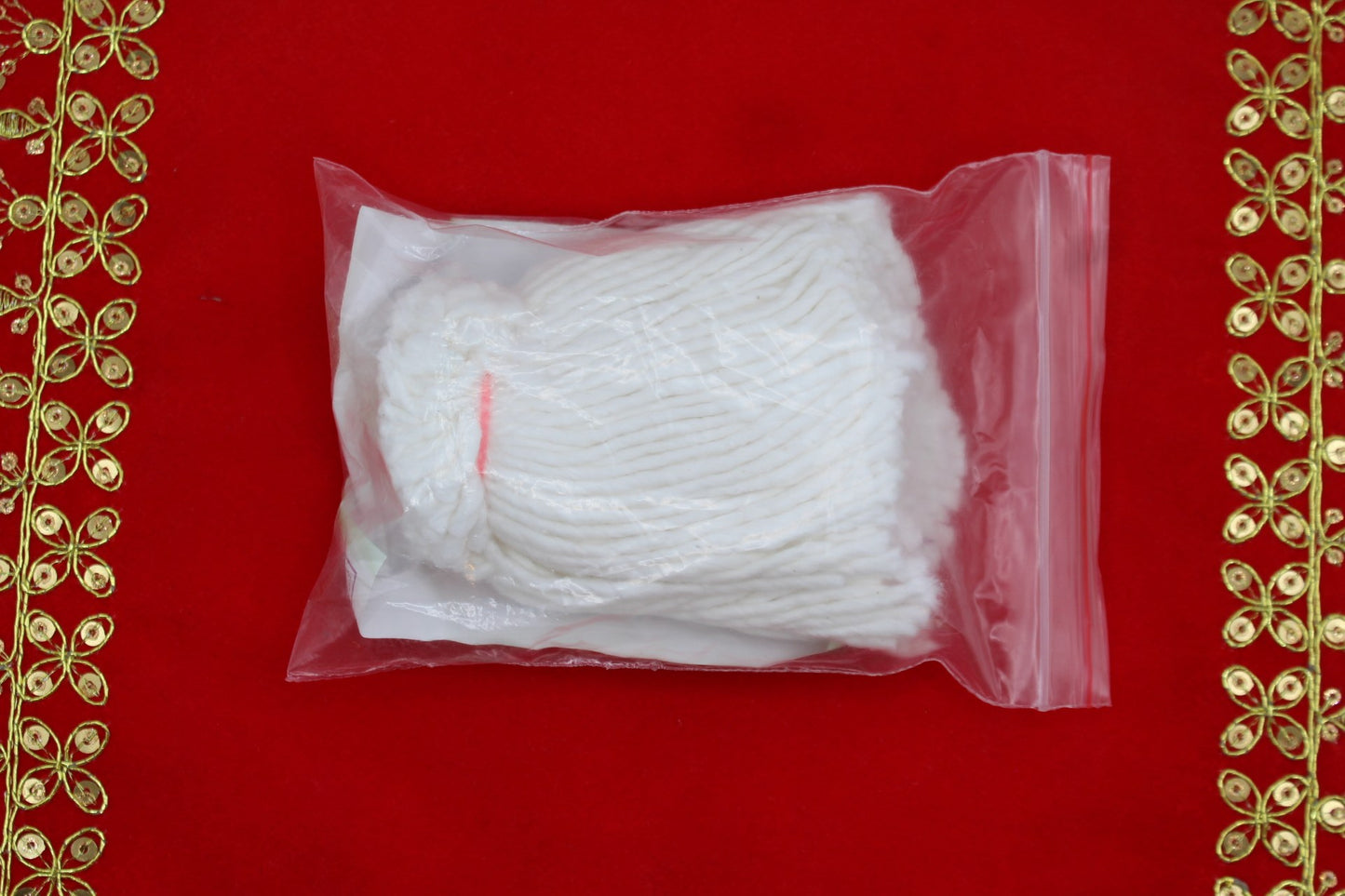 20g pack of long cut cotton wicks for oil and ghee lamps