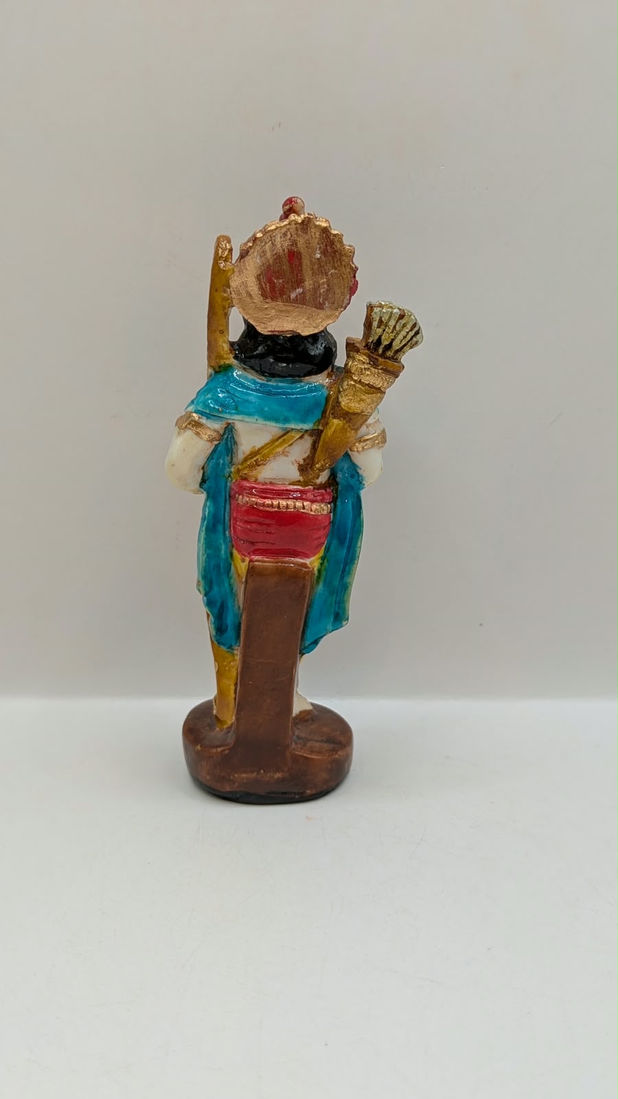 Shri Ram statue, back view