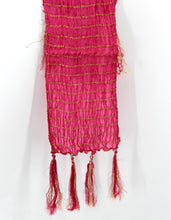 Load image into Gallery viewer, Men's Silk Crush Dupatta - Stole Chunni For Sherwani - Non Stretch size 26 x 250 cm - Stretched size 44 x 250 cm