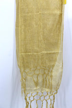 Load image into Gallery viewer, Men's Silk Crush Dupatta - Stole Chunni For Sherwani - Non Stretch size 26 x 250 cm - Stretched size 44 x 250 cm