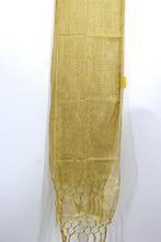 Load image into Gallery viewer, Men's Silk Crush Dupatta - Stole Chunni For Sherwani - Non Stretch size 26 x 250 cm - Stretched size 44 x 250 cm