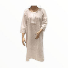 Load image into Gallery viewer, Women's Cotton Embroidered Kurta Kurti