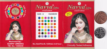 Load image into Gallery viewer, Coloured Bindi round Forehead Tika, Face Jewels Body Art Bollywood Bindis Self Adhesive Stickers Clinically Tested Safe for Skin - Size 3 to Size 10