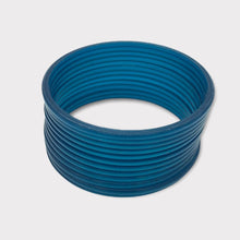 Load image into Gallery viewer, Colourful plastic Bangle Collection Modern Style Pretty Attractive Look Textured Colour Wrist Filler Indian Bollywood Thin Designer Jewellery Bracelets for Women. Set of 12.