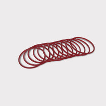 Load image into Gallery viewer, Colourful plastic Bangle Collection Modern Style Pretty Attractive Look Textured Colour Wrist Filler Indian Bollywood Thin Designer Jewellery Bracelets for Women. Set of 12.