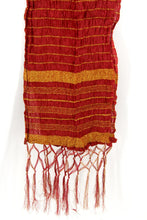 Load image into Gallery viewer, Men's Silk Crush Dupatta - Stole Chunni For Sherwani - Non Stretch size 26 x 250 cm - Stretched size 44 x 250 cm