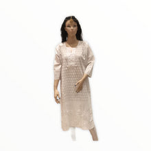 Load image into Gallery viewer, Women's Cotton Embroidered Kurta Kurti