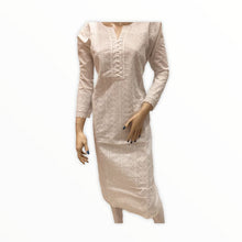 Load image into Gallery viewer, Women's Cotton Embroidered Kurta Kurti
