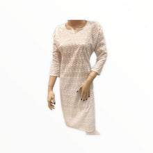 Load image into Gallery viewer, Women's Cotton Embroidered Kurta Kurti