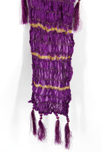 Load image into Gallery viewer, Men's Silk Crush Dupatta - Stole Chunni For Sherwani - Non Stretch size 26 x 250 cm - Stretched size 44 x 250 cm