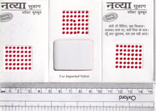 Load image into Gallery viewer, Coloured Bindi round Forehead Tika, Face Jewels Body Art Bollywood Bindis Self Adhesive Stickers Clinically Tested Safe for Skin - Size 3 to Size 10