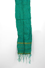 Load image into Gallery viewer, Men's Silk Crush Dupatta - Stole Chunni For Sherwani - Non Stretch size 26 x 250 cm - Stretched size 44 x 250 cm