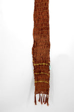 Load image into Gallery viewer, Men's Silk Crush Dupatta - Stole Chunni For Sherwani - Non Stretch size 26 x 250 cm - Stretched size 44 x 250 cm