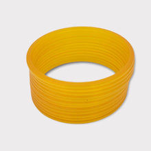 Load image into Gallery viewer, Colourful plastic Bangle Collection Modern Style Pretty Attractive Look Textured Colour Wrist Filler Indian Bollywood Thin Designer Jewellery Bracelets for Women. Set of 12.