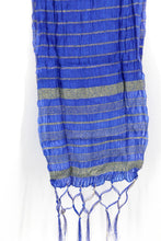 Load image into Gallery viewer, Men's Silk Crush Dupatta - Stole Chunni For Sherwani - Non Stretch size 26 x 250 cm - Stretched size 44 x 250 cm