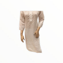 Load image into Gallery viewer, Women's Cotton Embroidered Kurta Kurti