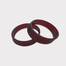 Load image into Gallery viewer, Colourful plastic Bangle Collection Modern Style Pretty Attractive Look Textured Colour Wrist Filler Indian Bollywood Thin Designer Jewellery Bracelets for Women. Set of 12.