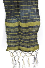 Load image into Gallery viewer, Men's Silk Crush Dupatta - Stole Chunni For Sherwani - Non Stretch size 26 x 250 cm - Stretched size 44 x 250 cm