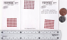 Load image into Gallery viewer, Coloured Bindi round Forehead Tika, Face Jewels Body Art Bollywood Bindis Self Adhesive Stickers Clinically Tested Safe for Skin - Size 3 to Size 10
