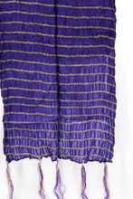 Load image into Gallery viewer, Men's Silk Crush Dupatta - Stole Chunni For Sherwani - Non Stretch size 26 x 250 cm - Stretched size 44 x 250 cm