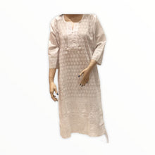 Load image into Gallery viewer, Women's Cotton Embroidered Kurta Kurti