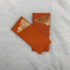 Envelopes Envelope Money holder Diwali Wedding Gift Card Pack of 10 Orange