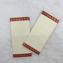 Load image into Gallery viewer, Envelopes Envelope Money holder Diwali Wedding Gift Card Pack of 10 Cream