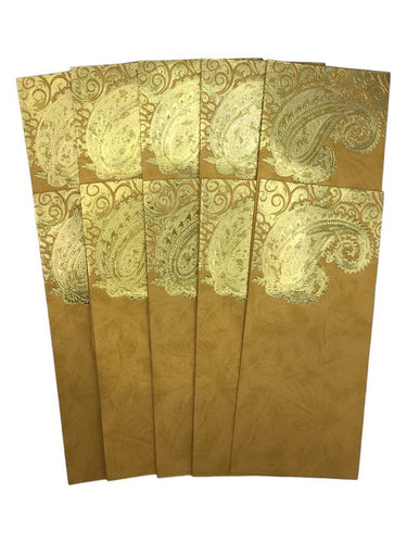 Envelopes Envelope Money holder Diwali Wedding Gift Card Pack of 10 Light Yellow