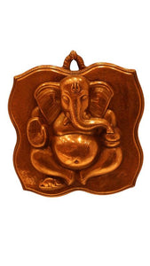 GANESH WALL HANGING SHOWPIECE FIGURINE STATUE FOR HOME DECOR Copper