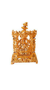 Laxmi Hindu God Hindu God laxmi fiber idol ( 2cm x 1.4cm x 0.5cm) Gold