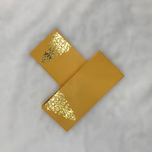 Load image into Gallery viewer, Envelopes Envelope Money holder Diwali Wedding Gift Card Pack of 10 Yellow