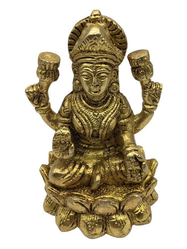 Laxmi Hindu God Hindu God laxmi fiber idol  Brass