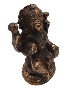 Laxmi Hindu God Hindu God laxmi fiber idol  Brass