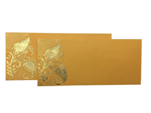 Load image into Gallery viewer, Envelopes Envelope Money holder Diwali Wedding Gift Card Pack of 10 Yellow