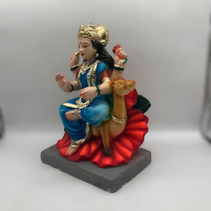 Ambe maa,Ambaji, Durga ma, Bengali Durga ma statue,idol,murti,mud idol Blue