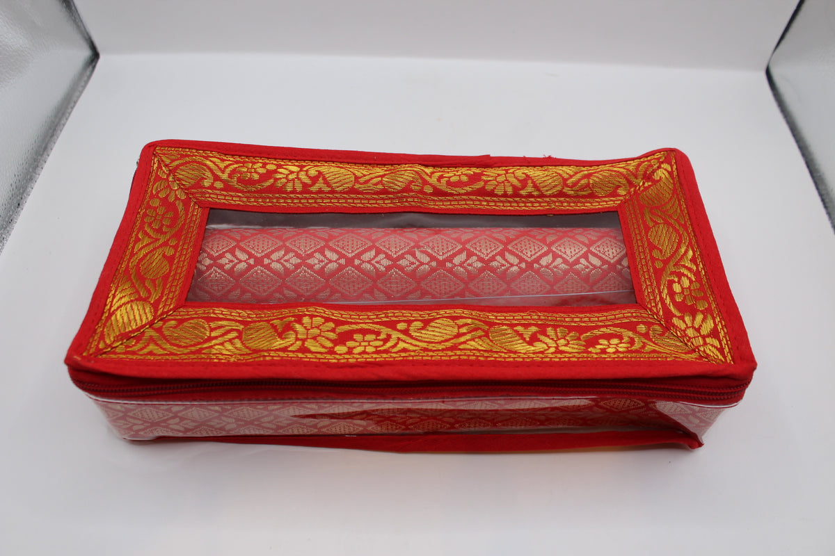 Red bangle box with 2 rolls
