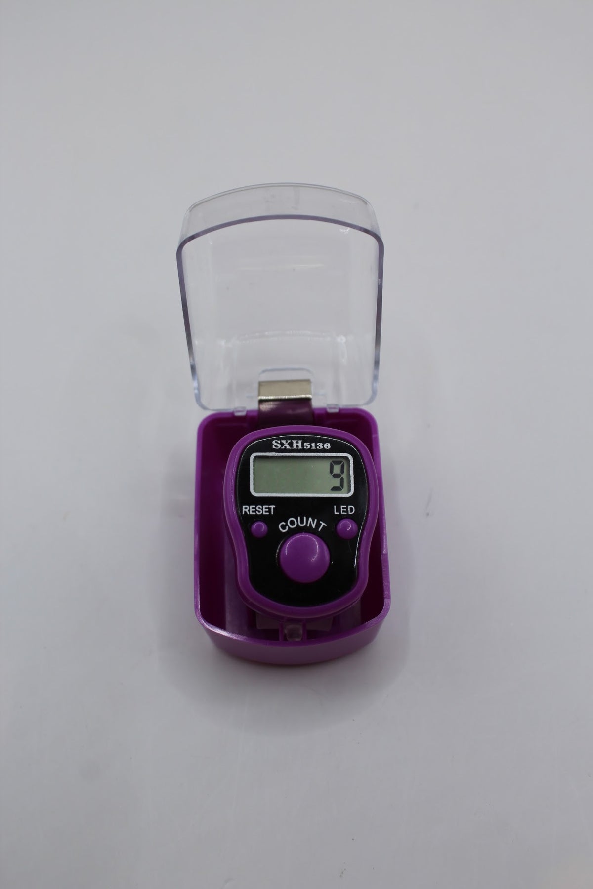 Digital finger counter for jaap, purple colour