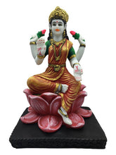 Load image into Gallery viewer, Laxmi Hindu God Hindu God laxmi fiber idol  Orange