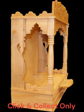 Load image into Gallery viewer, Wooden Temple,Mandir,Hand made temple,Office &amp; Home Temple Yellow White