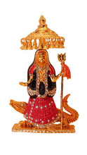 Load image into Gallery viewer, Hindu God Khodiyar Statue Idol For Home Temple Decor Gold