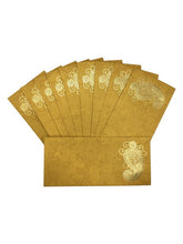 Load image into Gallery viewer, Envelopes Envelope Money holder Diwali Wedding Gift Card Pack of 10 Light Yellow