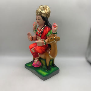 Ambe maa,Ambaji, Durga ma, Bengali Durga ma statue,idol,murti,mud idol Red