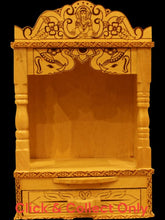 Load image into Gallery viewer, Wooden Temple,Mandir,Hand made temple,Office &amp; Home Temple Yellow White