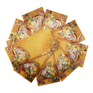 Envelopes Envelope Money holder Diwali Wedding Gift Card Pack of 10 Yellow