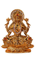 Load image into Gallery viewer, Laxmi Hindu God Hindu God laxmi fiber idol ( 3cm x 2cm x 0.5cm) Gold