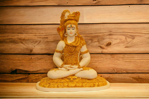 Lord Shiva Shankar Idol Hindu God Statue Idol Gold