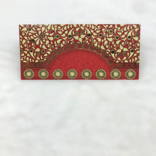 Load image into Gallery viewer, Envelopes Envelope Money holder Diwali Wedding Gift Card Pack of 10 Red