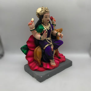 Ambe maa,Ambaji, Durga ma, Bengali Durga ma statue,idol,murti,mud idol Purple