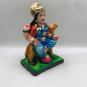 Ambe maa,Ambaji, Durga ma, Bengali Durga ma statue,idol,murti,mud idol Blue